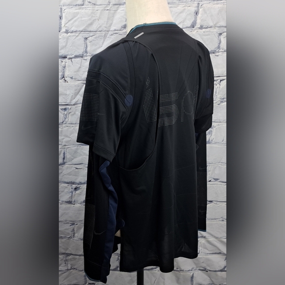 NWT Nike ISPA Long-Sleeve Top Layered Tank Top Long Sleeve Midnight Navy Small - Picture 11 of 15